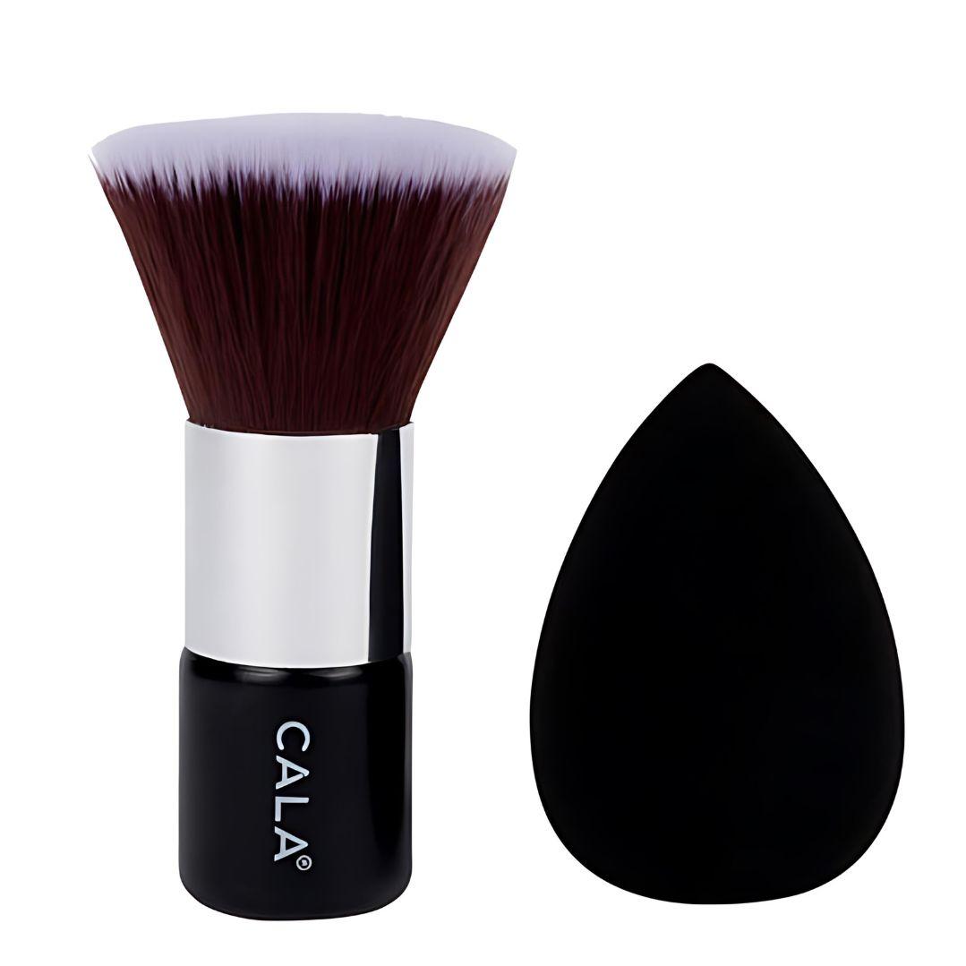 Cala Kabuki Brush + Sponge 760