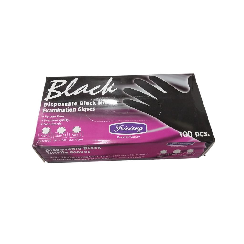 Black Disposable Nitrile Exami